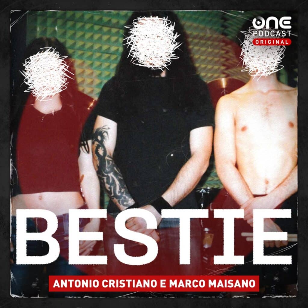 La cover di Bestie, il podcast di OnePodcast dedicato alla storia delle Bestie di Satana