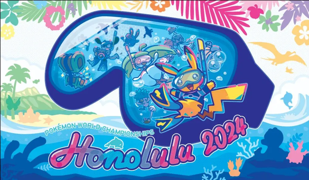 Poster Campionati Mondiali di Pokémon 2024 a Honolulu