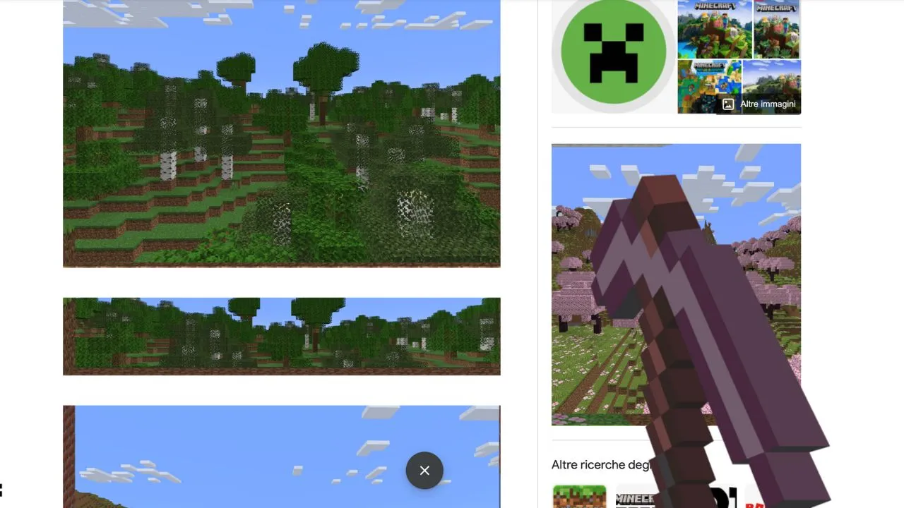 Ora puoi giocare a Minecraft su Google thumbnail