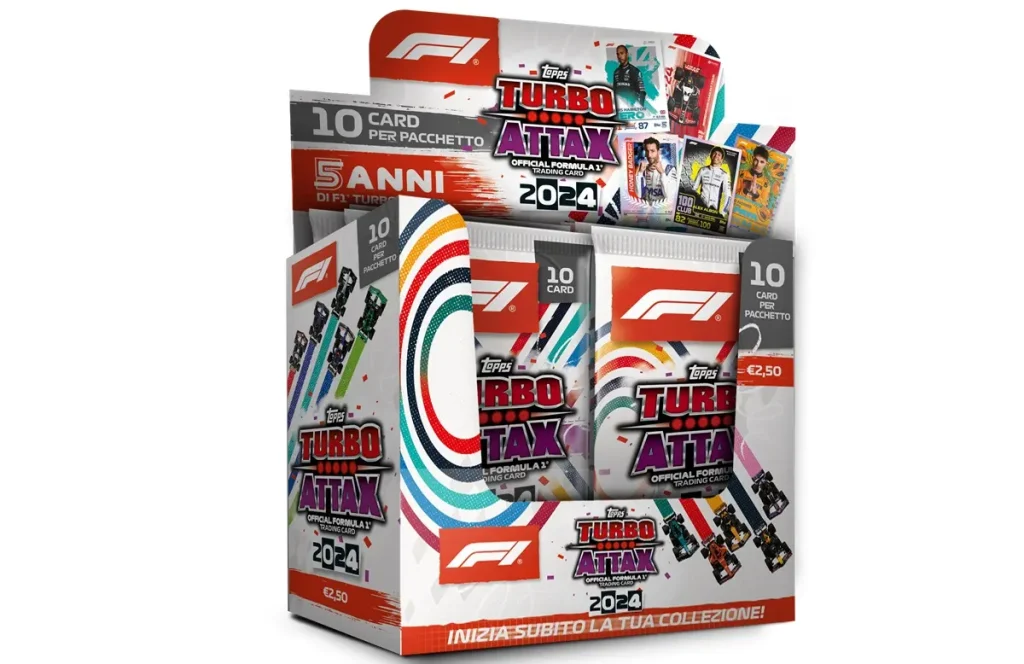 Topps Formula 1 Turbo Attax carte da collezione