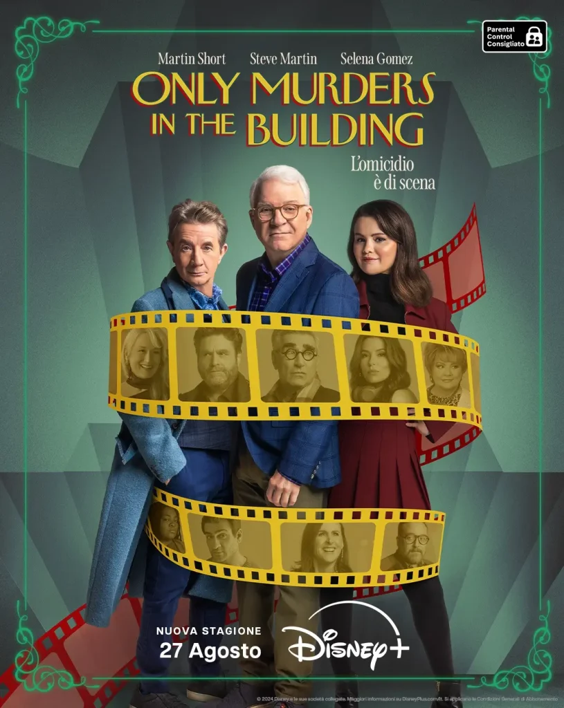 Only Murders in the building 4 trailer della nuova stagione poster