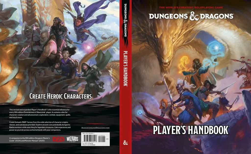 manuali dungeon's and dragons Player's Handbook Traditional Cover_Full Cover