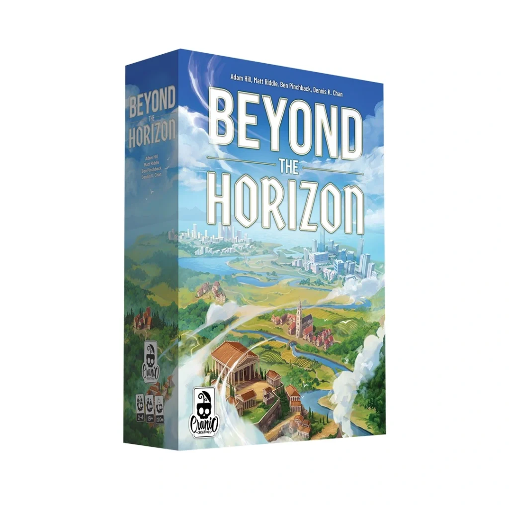 Cranio Creations anticipa l'uscita di due nuovi titoli presentati all'ultima Internationale Spieltage di Essen: Beyond the Horizon e Golden Cup