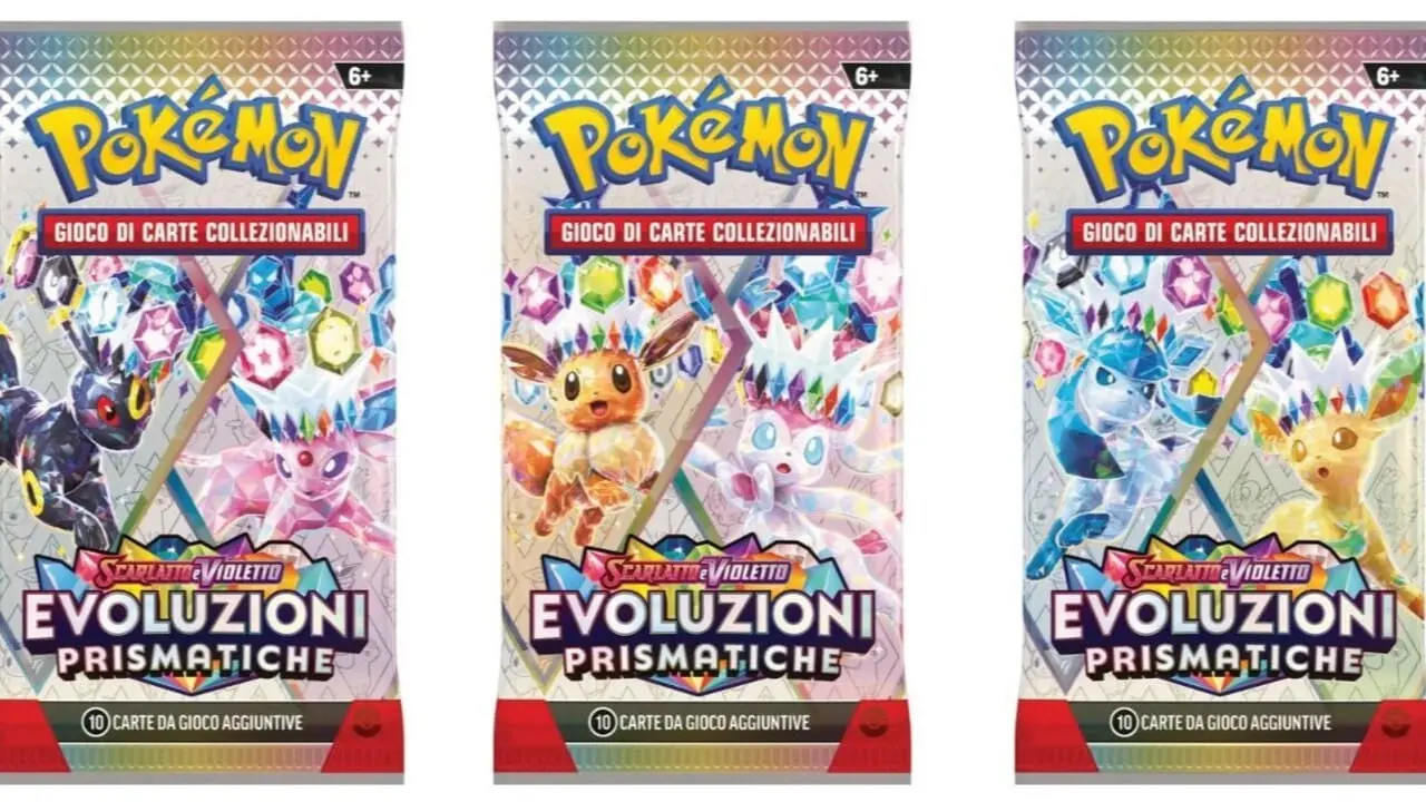 Annunciata Evoluzioni Prismatiche, la nuova espansione del GCC Pokémon Scarlatto e Violetto! thumbnail