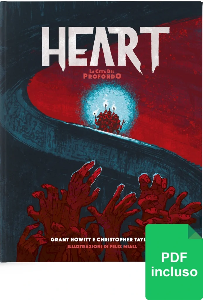 Aperto il pre-order Richiamo del Cuore, con tre manuali del gioco di ruolo Heart. Saranno autografati, e in omaggio anche il formato PDF