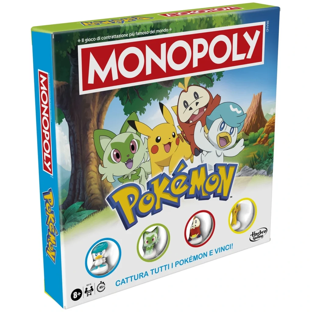 Monopoly: Pokémon edition, la nuova edizione brandizzata del popolare gioco da tavolo